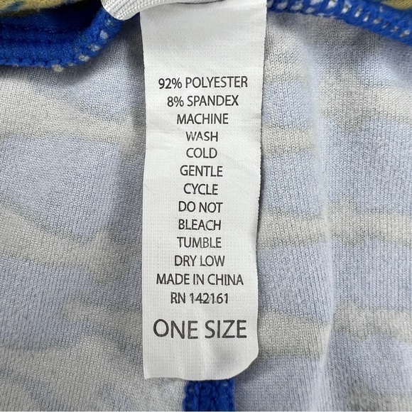 LuLaRoe Blue Beige Stretch Pull On Casual Pants Stretch Buttery Soft - Picture 8 of 9